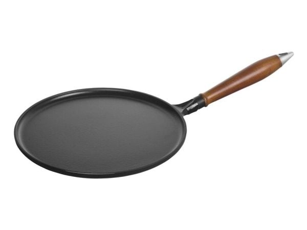 Staub 40509-525-0, Rund, Pannekakepanne, Sort, Emalje, -20 °C, 260 °C Staub 40509-525-0, Rund, Pannekakepanne, Sort, Emalje, -20 °C, 260 °C