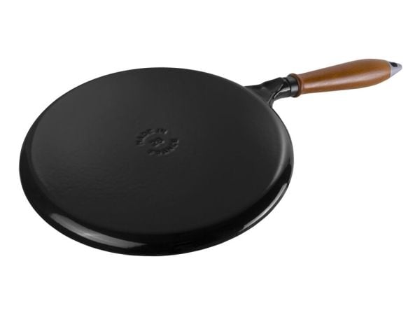 Staub 40509-525-0, Rund, Pannekakepanne, Sort, Emalje, -20 °C, 260 °C