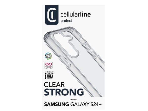 Cellularline 8018080475139, Deksel, Samsung, Galaxy S24+, 17 cm (6,7"), Transparent