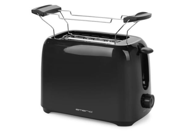 Emerio TO-128676.3, 2 skiver, Sort, Rotasjon, 700 W, 220 - 240 V, 50/60 Hz