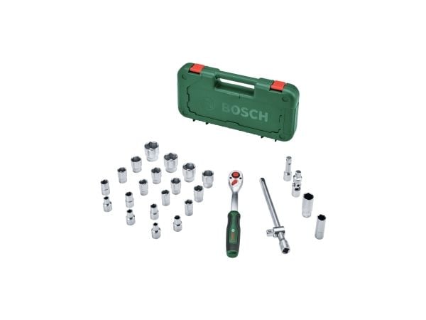 Bosch 1 600 A02 Z9F, Stål, 21 stykker, Svart, Grønn, Rustfritt stål, Svart, Grønn, 1/2", 41 mm