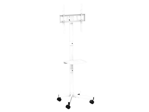 Gembird - Vogn - for TV - with caster wheels, tilt - låsbar - stål - hvit - skjermstørrelse: 32"-55"