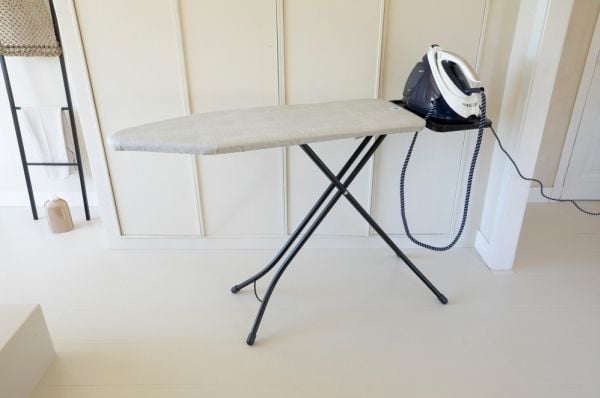 Brabantia 236143, Full-størrelse strykebrett, Bomull, Dampjernstasjon, Grå, Grå, 450 x 1240 mm