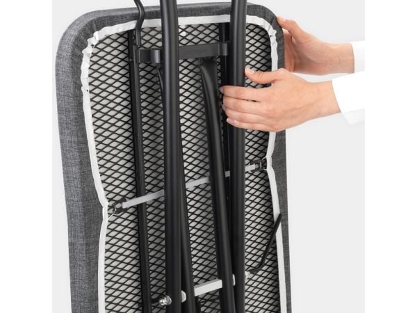 Brabantia 236143, Full-størrelse strykebrett, Bomull, Dampjernstasjon, Grå, Grå, 450 x 1240 mm