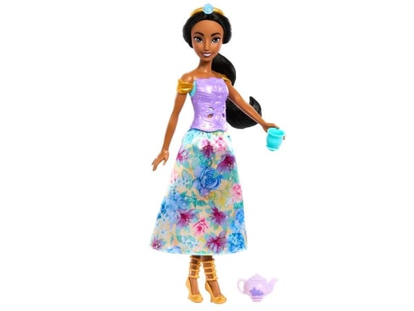 Disney Princess SPIN & REVEAL Jasmine Doll, Motedukke, Jente, 3 år, Jente, 279,4 mm, 300 g