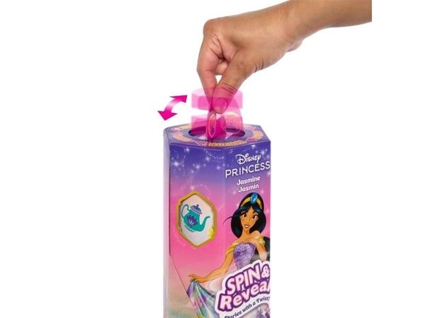 Disney Princess SPIN & REVEAL Jasmine Doll, Motedukke, Jente, 3 år, Jente, 279,4 mm, 300 g