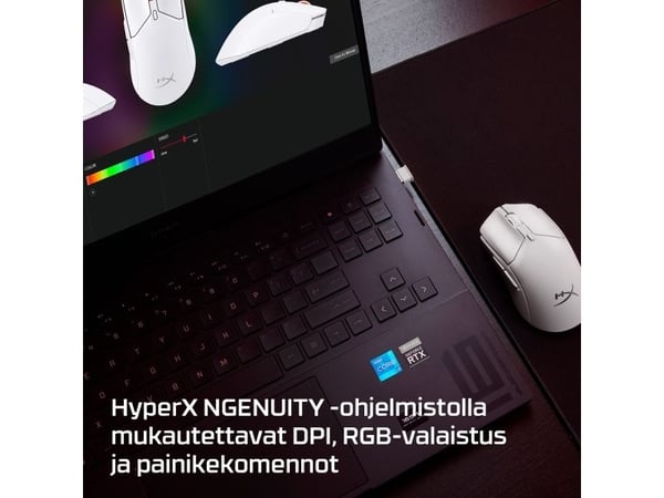 Mysz HyperX Myszka do Gry Hyperx Pulsefire Biały 26000 DPI