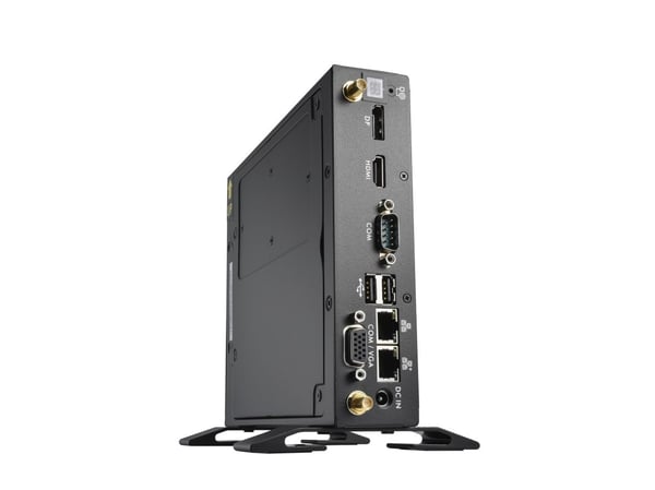 Shuttle XPC slim DS50U - Barebone - Slim-PC LGA1700-sokkel - 1 x Celeron 7305 - RAM 0 GB - UHD Graphics - Gigabit Ethernet, 2.5 Gigabit Ethernet - ...