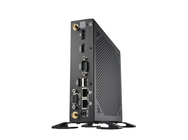 Shuttle XPC slim DS50U - Barebone - Slim-PC LGA1700-sokkel - 1 x Celeron 7305 - RAM 0 GB - UHD Graphics - Gigabit Ethernet, 2.5 Gigabit Ethernet - ...