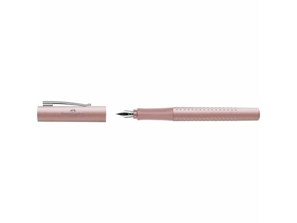 Faber-Castell Grip 2011, Rose, Patronpåfyllingssystem, Rustfritt stål, Bold, Ambidextrous, 1 stk
