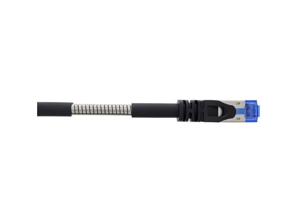 InLine 75507S, 7,5 m, Cat6a, U/FTP (STP), RJ-45, RJ-45, Svart