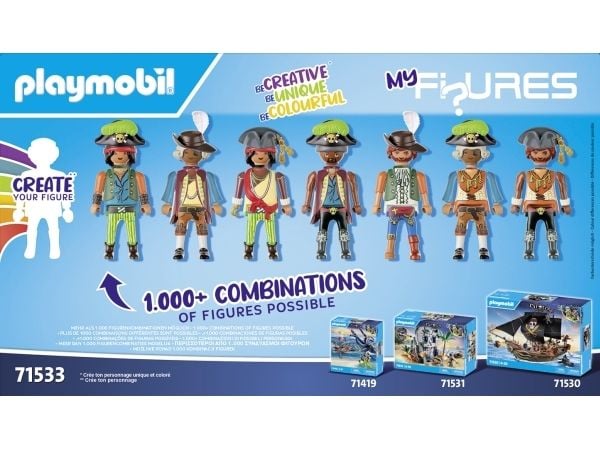 Playmobil Pirates 71533, 5 år, Flerfarget, Plast
