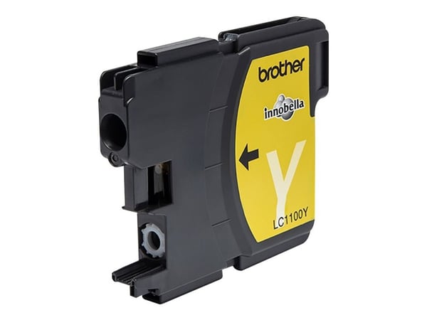 Brother LC1100Y - Gul - original - blekkpatron - for Brother DCP-185, 395, 585, 6690, J715, MFC-490, 5490, 790, 795, 990, J615; Justio MFC-5890