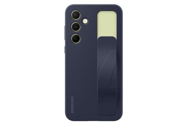 SAMSUNG Case Standing Grip Galaxy A55 Blue Black