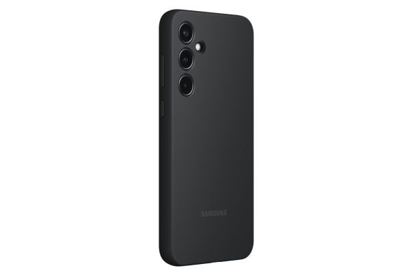 Samsung EF-PA556 - Bagsidecover til mobiltelefon - silikon - sort - for Galaxy A55