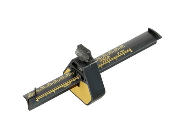 Stanley 2-47-064, Strekmål, Sort, Gult, Plast, 2 mm, 215 mm, 55 mm