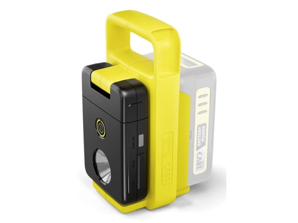Kärcher MFL 2-18, Lommelykt, Gult, LED, 280 lm, Lithium-Ion (Li-Ion), 18 V
