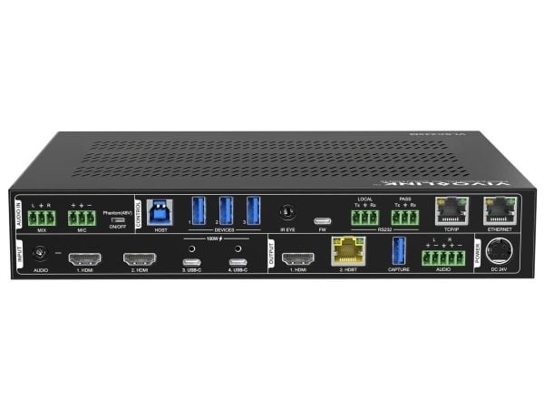 Vivolink VLSC242M, musta, metalli, virta, painikkeet, 1.4/2.2, 110 - 230 V