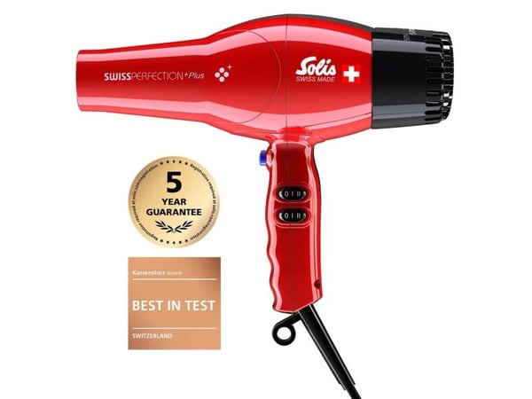 Solis Swiss Perfection PLUS ROT (Typ 3801), AC, Rød, Plast, Hengering, 3 m, Knapper