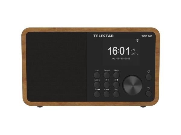 Telestar 5701200, Internett, Digitalt, DAB+, FM, 10 W, TFT, 6,1 cm (2.4")