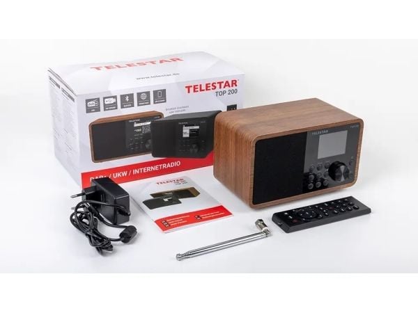 Telestar 5701200, Internett, Digitalt, DAB+, FM, 10 W, TFT, 6,1 cm (2.4")