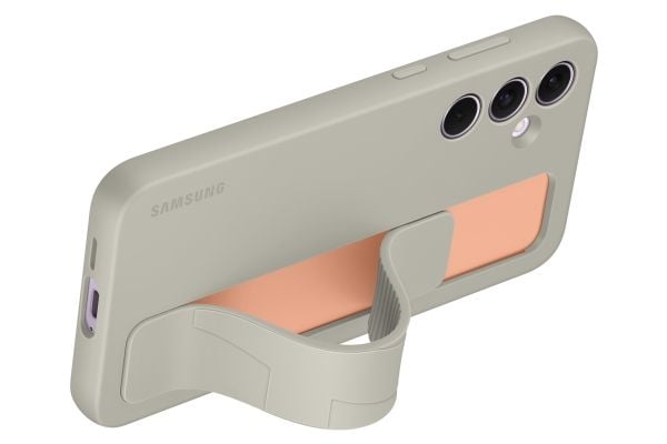 Samsung EF-GA556 - Bakdeksel til mobiltelefon - silikon - grå - for Galaxy A55