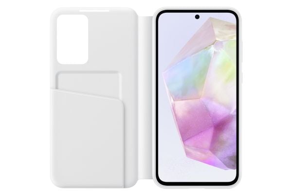 Samsung EF-ZA356 - Lommebok for mobiltelefon - hvit - for Galaxy A35
