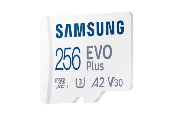 Samsung EVO Plus MB-MC256S - Flashminnekort (microSDXC til SD-adapter inkludert) - 256 GB - A2 / Video Class V30 / UHS-I U3 / Class10 - microSDXC U...