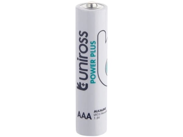 Uniross Power Plus AAA / LR3 Standardbatterier 1100mAh, 40 stk.