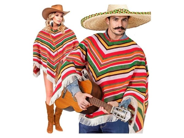 Mexikansk poncho