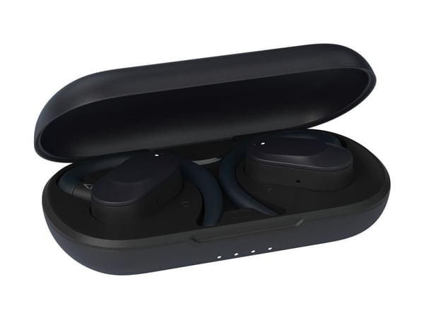 Creative Outlier Go - True wireless-hodetelefoner med mikrofon - åpent øre - Bluetooth - mørk blå
