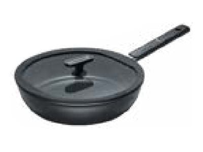 Fiskars Hard Face - Traktörpanna med lock - 28 cm - 3.5 L - nonstick-beläggning