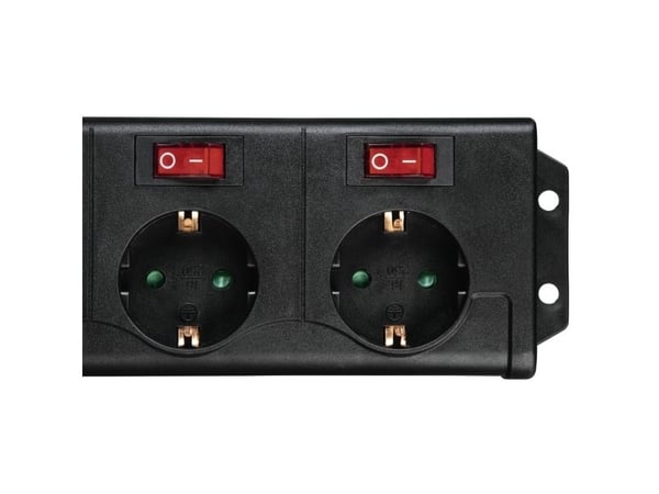 Hama 00137259, 1,4 m, Sisätila, Musta, Synteettinen, 6 AC-pistorasia(a), 230 V