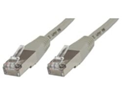 MicroConnect - Nettverkskabel - RJ-45 (hann) til RJ-45 (hann) - FTP - CAT 5e - med støvel - grå