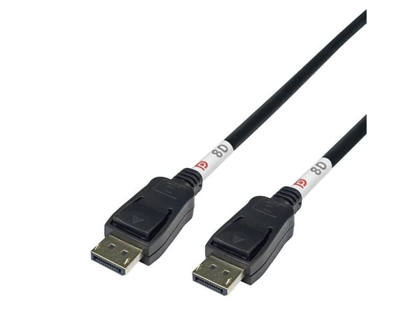 Kbl DisplayPort 2,1 ha-ha 8K Svart 1m