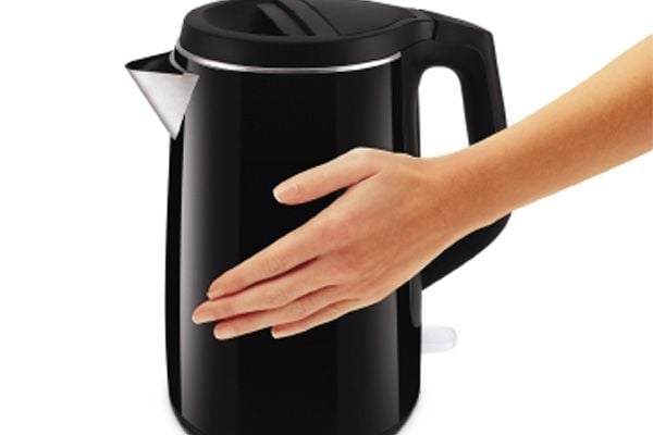 Tefal KO3718, 1,5 l, 2400 W, Svart, Rostfritt stål, Vattennivå indikator, Sladdlös, Hålla sig varm funktion