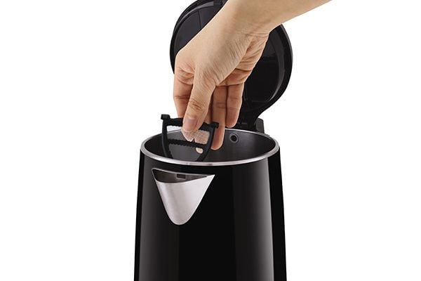 Tefal KO3718, 1,5 l, 2400 W, Svart, Rostfritt stål, Vattennivå indikator, Sladdlös, Hålla sig varm funktion