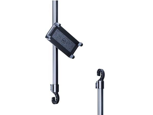 3MK Double Headrest Holder, Mobiltelefon/smarttelefon, Plate / UMPC, Aktiv holder, Bil, Reise, Sort