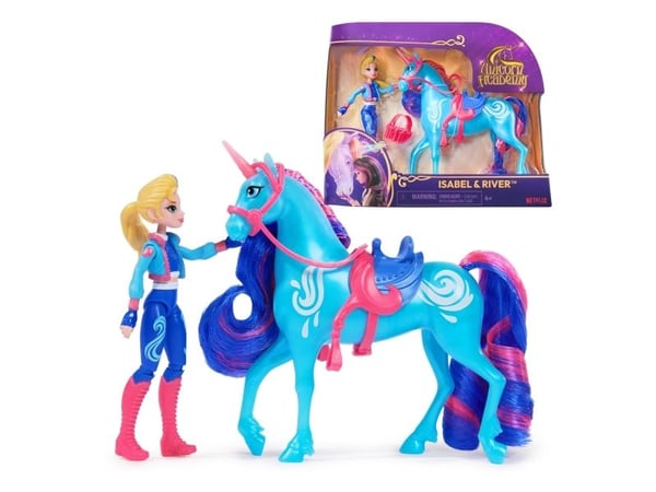 Unicorn Academy Doll & Unicorn - Isabel & River