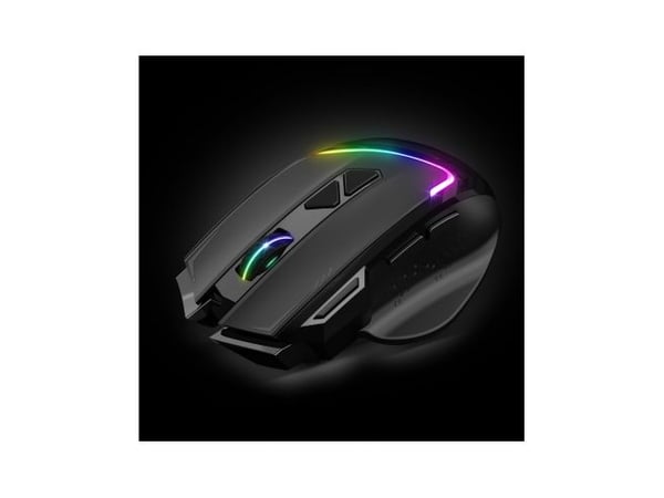 Spirit of Gamer PRO-M3 RGB, Oikeakätinen, Optinen, USB A-tyyppi, 7200 DPI, musta