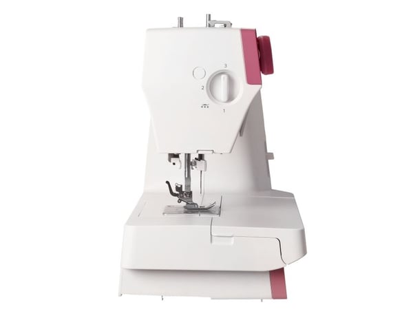 Janome 1522PG, Rosa, Vit, Manuell symaskin, Sy, 1 steg, Handtag, Rotations-, 5 mm