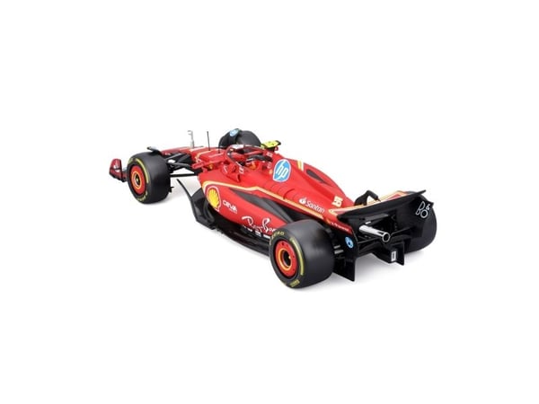 BBURAGO Ferrari SF-24 #55 (Sainz), Sportsbil, Montert på forhånd, 1:18, Ferrari F1 SF-24, Alle kjønn, Metall, Plast