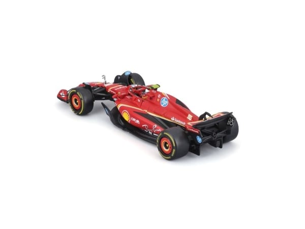 BBURAGO Ferrari SF-24 #55 (Sainz), Sportsbil, Montert på forhånd, 1:43, Ferrari SF-24, Alle kjønn, Metall, Plast