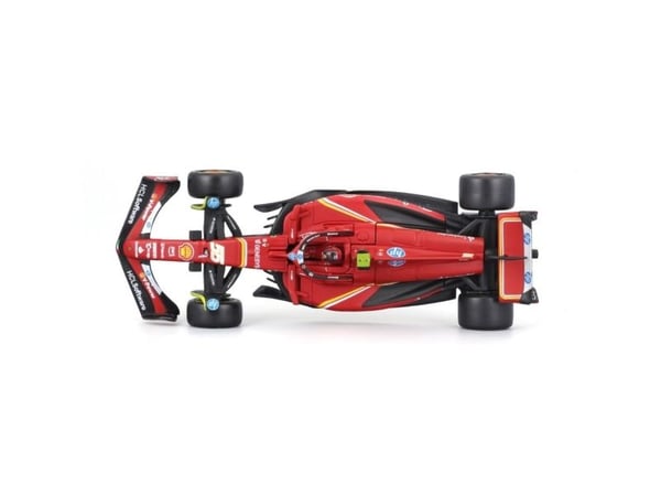 BBURAGO Ferrari SF-24 #55 (Sainz), Sportsbil, Montert på forhånd, 1:43, Ferrari SF-24, Alle kjønn, Metall, Plast