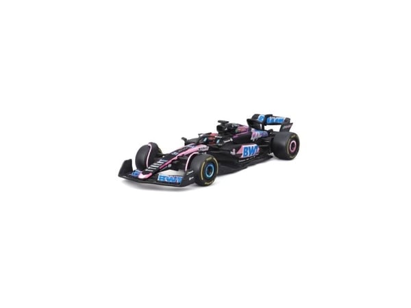 BBURAGO Alpine F1 A524 1:43 Ocon, Sportsbil, Montert på forhånd, 1:43, Alpine A524, Alle kjønn, Metall, Plast