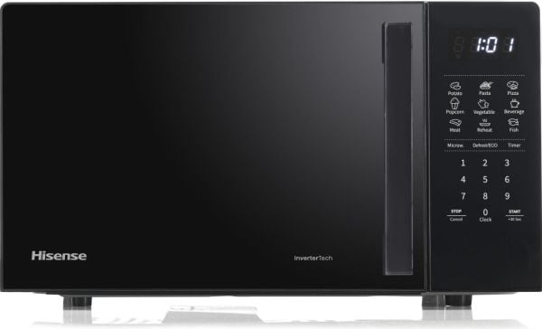Hisense H20MOBS4HI, Bänkdiskmaskin, Enbart mikrovågsugn, 20 l, 700 W, Inbyggd display, Knappar