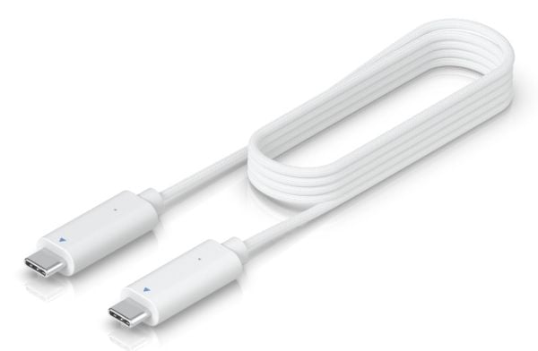 Ubiquiti - USB-kabel - 24 pin USB-C (hann) til 24 pin USB-C (hann) - 1 m - hvit