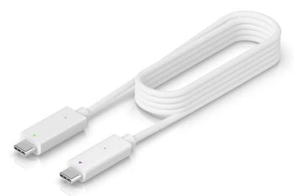 Ubiquiti - USB-kabel - 24 pin USB-C (hann) til 24 pin USB-C (hann) - 1 m - hvit