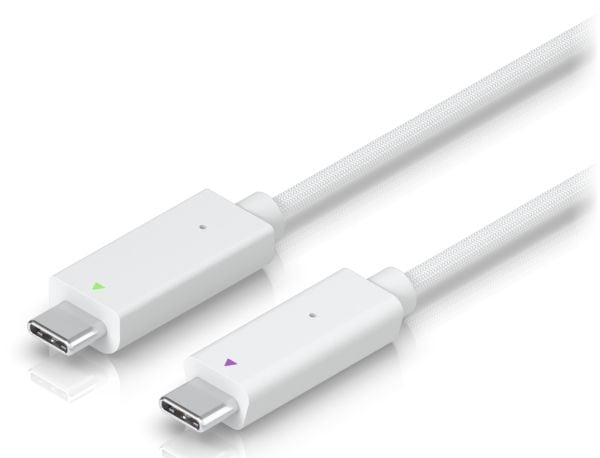 Ubiquiti - USB-kabel - 24 pin USB-C (hann) til 24 pin USB-C (hann) - 1 m - hvit
