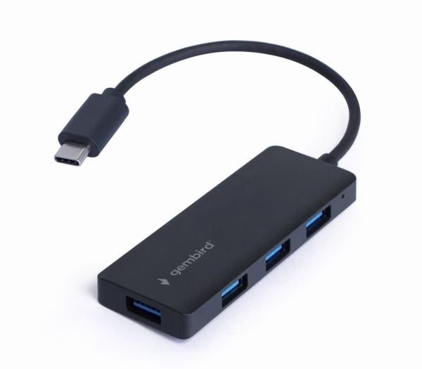 Gembird UHB-CM-U3P4-02 - Hub - type-C - 4 x USB 3.1 Gen 1 - stasjonær